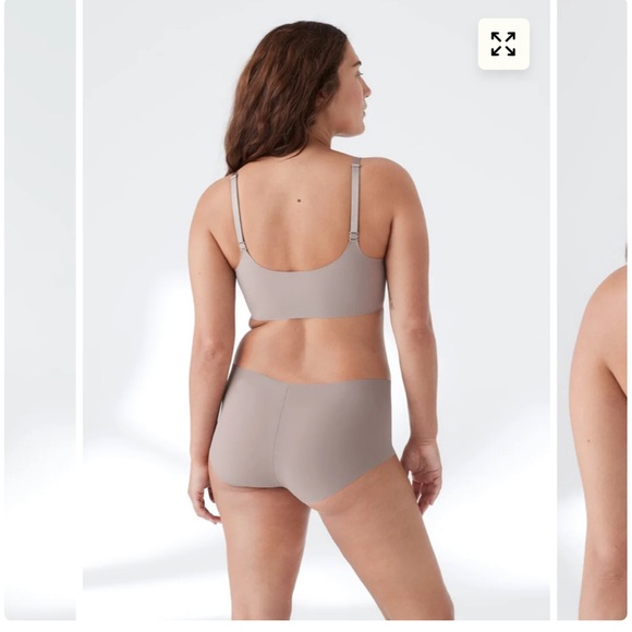 True Body Boost Triangle Convertible Strap Bra - M - Mink - Picture 3 of 8